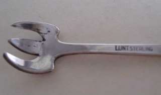 VINTAGE LUNT STERLING SILVER TONGS Chippendale Pattern  