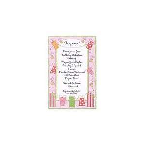  Pink Presents Printable Party Invitation 