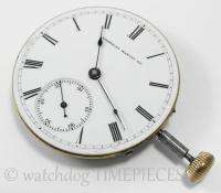 American Watch Co. Waltham Model #72 Movement & Dial c.1872  