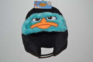 PHINEAS and & FERB PERRY Winter Trapper Hat Cap Costume 2T 3T 4T 5T 