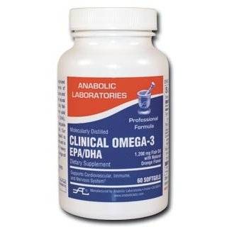 Anabolic Laboratories, CLINICAL OMEGA 3 EPA / DHA 60 SOFTGELCAP