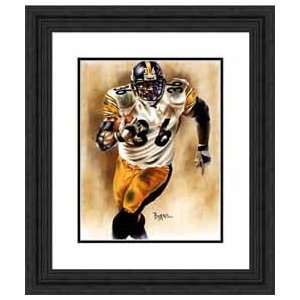 Framed Large Jerome Bettis Pittsburgh Steelers Giclee #1  