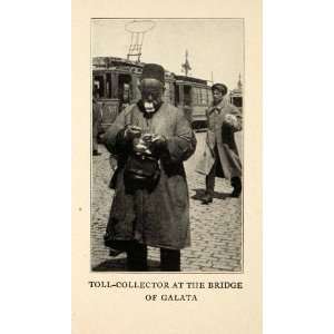  1923 Halftone Print Istanbul Stamboul Turkey Toll Colector 