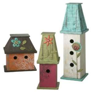  Birdhouse Wood (Set of 3) Assorted by Midwest CBK