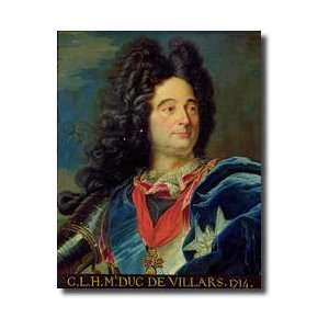  Portrait Of Louisclaudehector 16521734 Duke Of Villars 