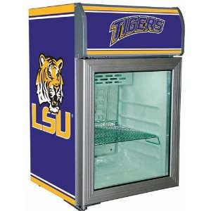  LSU Tigers Glass Door Refrigerator