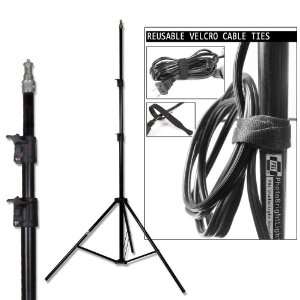  PHOTO VIDEO STUDIO LIGHT STAND 7 ADJUSTABLE WITH VELCO 