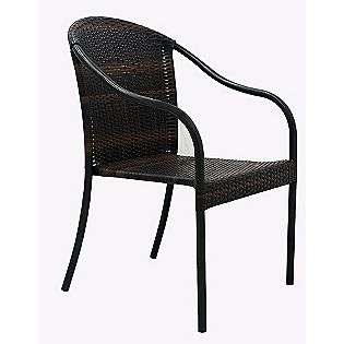 Benton Resin Wicker Stack Chair*  Garden Oasis Outdoor Living Patio 