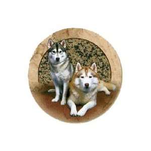  Siberian Huskies Husky Dogs Set 4 Stone Coasters New 