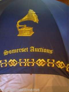 Vintage Somerset Auctions Classic Wood Handle Umbrella   