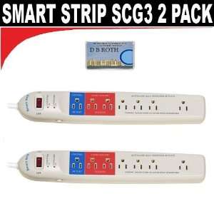  Strip SCG3 Energy Saving Power Strip With Autoswitching Technology 
