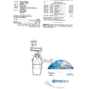    NEW Patent CD for REFINING OF FERROUS METALS 