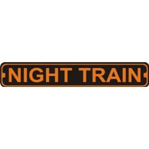  Night Train Novelty Metal Harley Street Sign: Home 
