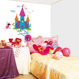 Dream Castle KIDS WALL JEWELLY STICKER Removable Decal  