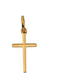  15.50X10.00 Mm 14K Yellow Gold Cross Pendant: Jewelry