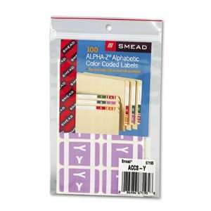  Smead Alpha Z Color Coded Second Letter Labels SMD67195 