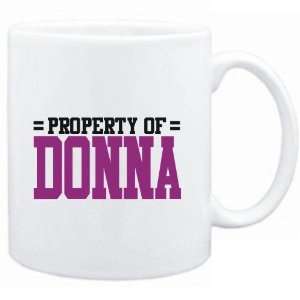  Mug White  Property of Donna  Female Names Sports 