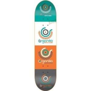  Organika Skateboards Seal of Approval Orange Deck Sports 