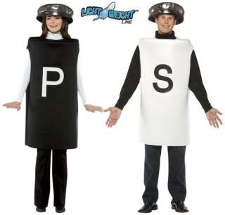 Salt & Pepper Couples Costume Set Adult Standard  