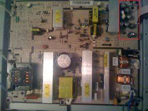 Repair Kit, Samsung LN T4061F, LCD TV, Capacitors  