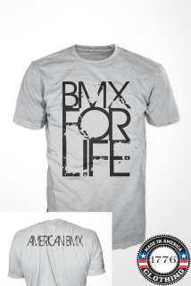   LIFE American BMX 100% USA T Shirt Profile Crupi Shimano DK GT ABA NBL