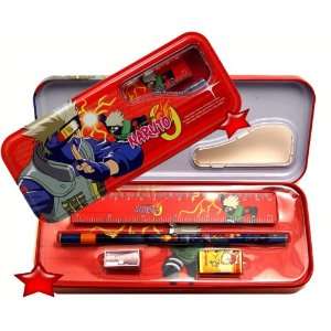  Naruto Tin Pencil Case/Stationery set