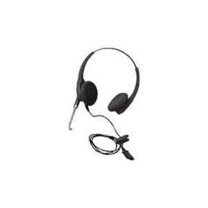  Encore Binaural Yokeless Cable Headband Headset w/Clear 