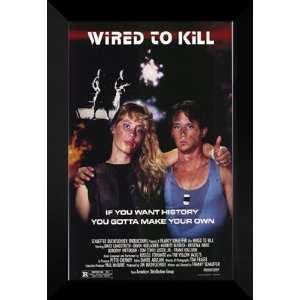  Wired to Kill 27x40 FRAMED Movie Poster   Style A 1986 