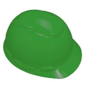 3M Hard Hat, Vented Green 4 Point Ratchet Suspension H 704V (Pack of 1 
