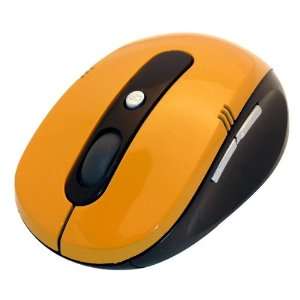  2.4GHz USB Wireless Optical Mouse for Laptop PC Orange 