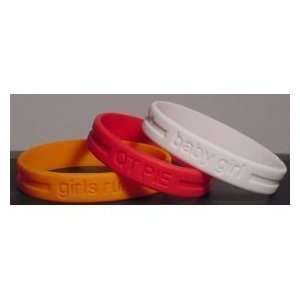   Ladies/Youth Wristbands Red / Orange / White
