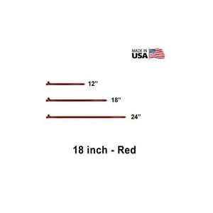 18 Tent Stake   Hot Forged Tent Pin   Red  