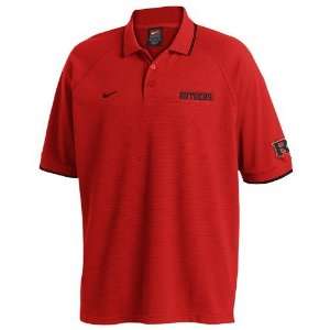   Nike Rutgers Scarlet Knights Red Power Sweep Polo