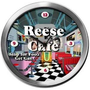  REESE 14 Inch Cafe Metal Clock Quartz Movement Kitchen 
