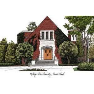 Michigan State University Alumni Chapel Poster Print:  Home 