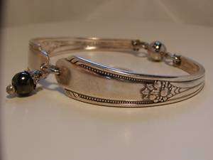 Vintage Silver Plated Spoon Bracelet > Antique Magnetic Clasp 5283 