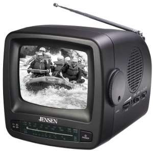  Jensen J53 BWR 5 Portable Black & White Television AM/FM 