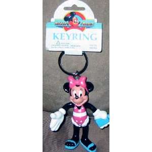  Mickey and Friends Bendable Keyring  Summer Minnie Toys 