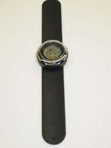 Black Digital Slap Wristband Watch Bracelet Multifunc  