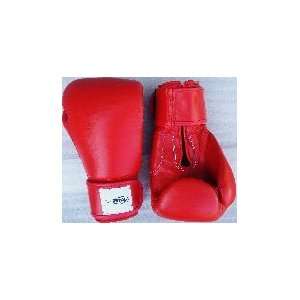 Top Grade Genuine Leather Professional Boxing Gloves   Red  