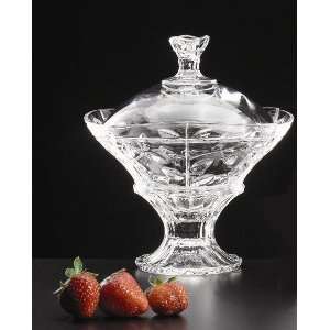  7 LAURUS COLLECTION RCR CRYSTAL COVERED FOOTED BOWL: Home 