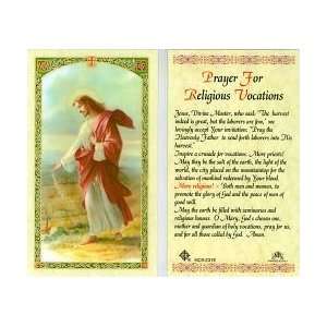  Prayer for Vocations Laminated Prayer Card: Office 