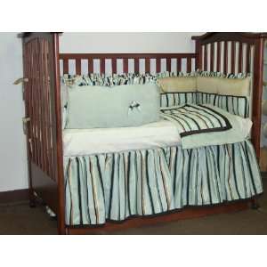  SWATCH   Chocolate Twist Crib Bedding: Baby