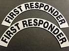 first responder fire helmet decals white crescents reflective returns 