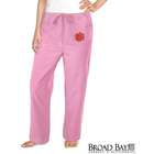broad bay clemson university logo tigers pink logo scrub pants