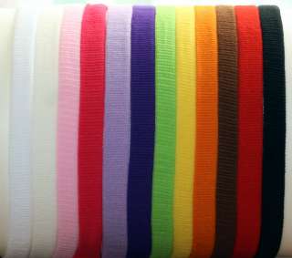 Wholesale Lot 12 Skinny Stretch Nylon Headbands Per Color  