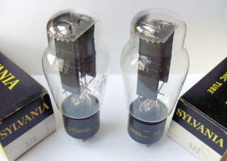 Pair of NOS (New Old Stock) SYLVANIA 5Z3 vintage full wave vacuum 