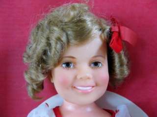 1973 IDEAL SHIRLEY TEMPLE STAND UP CHEER DOLL w Box  