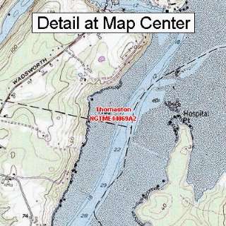 USGS Topographic Quadrangle Map   Thomaston, Maine (Folded/Waterproof)