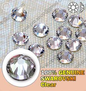 1440 Genuine SWAROVSKI 2028 Crystal Clear 10ss Iron 3mm Hot fix 